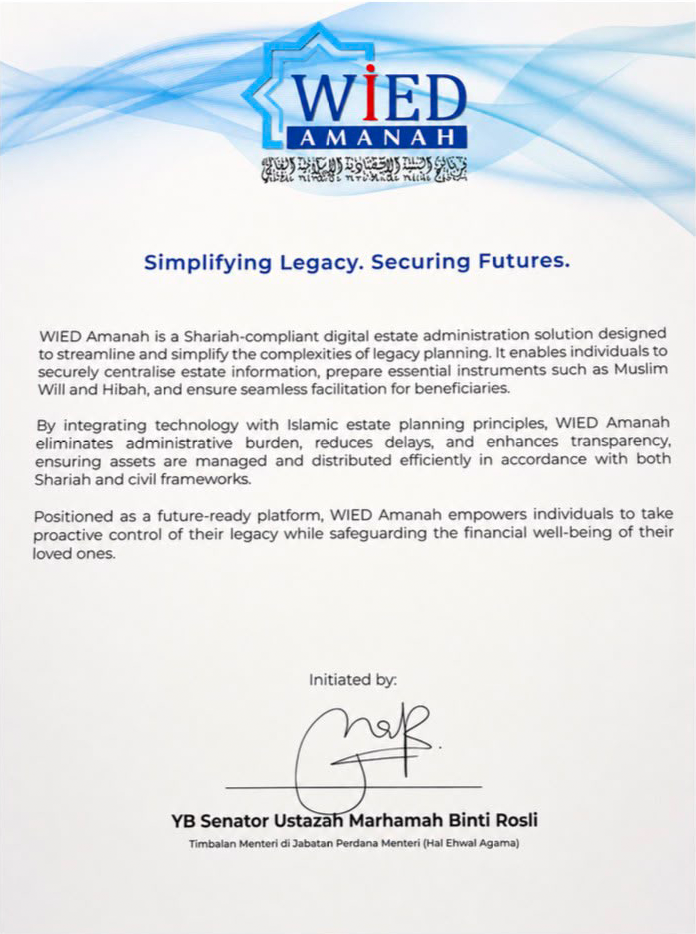 WIED Amanah Framework Document